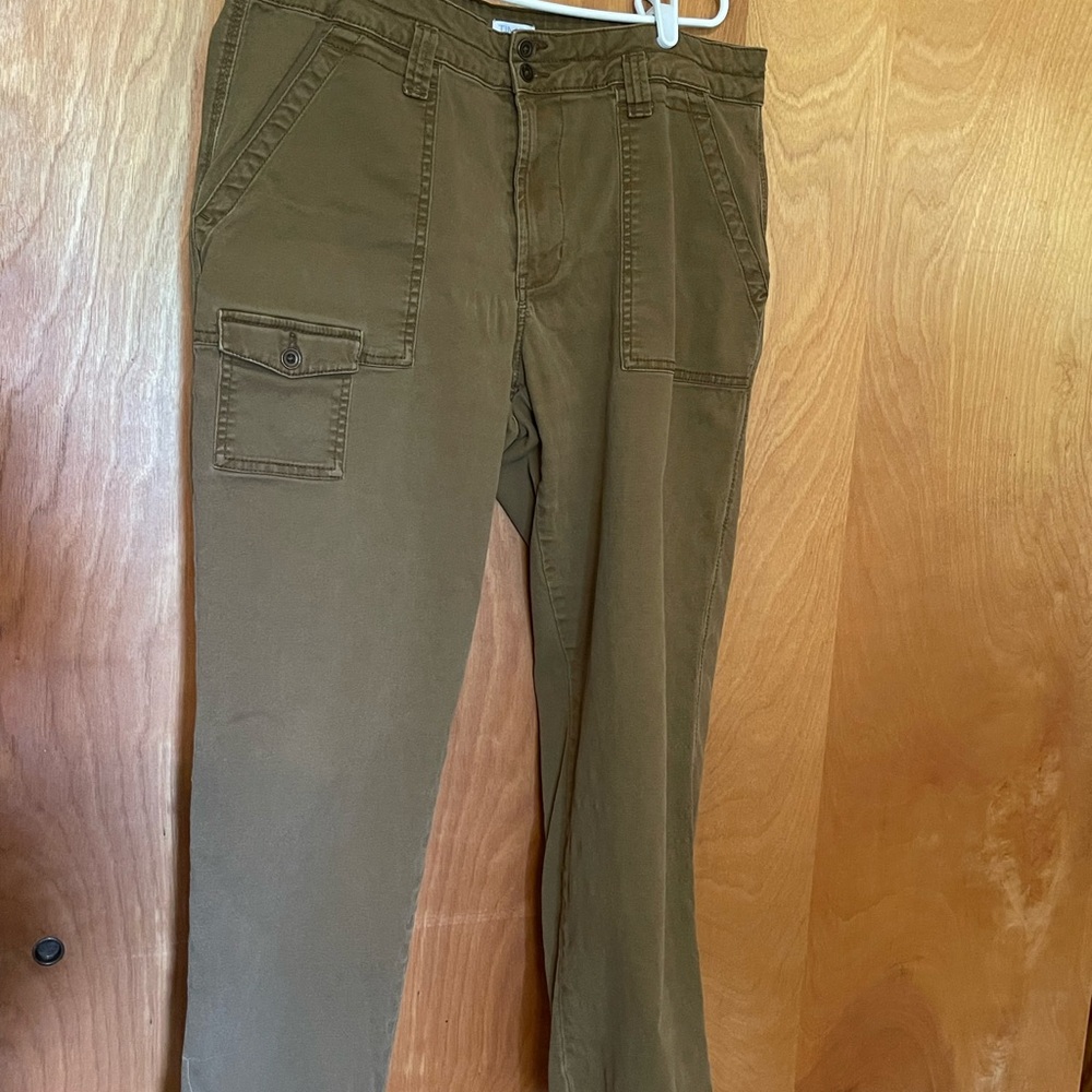 Women’s Casual Cargo Pants - Tobacco Brown, Navy Wash, Slate Gray